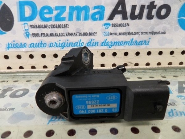 Senzor presiune gaze Renault Trafic 2, 2.0dci, 0281002740