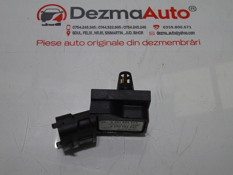 Senzor presiune map, 8200194432, 0281002573, Renault Megane 2, 1.5 dci (id:283920)