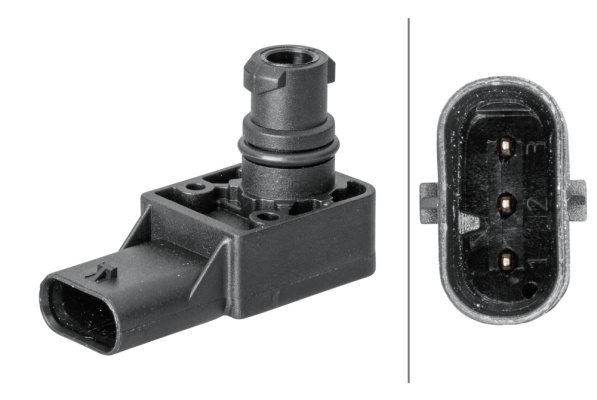 Senzor,presiune supraalimentare (6PP358152111 HELLA) FIAT,LANCIA