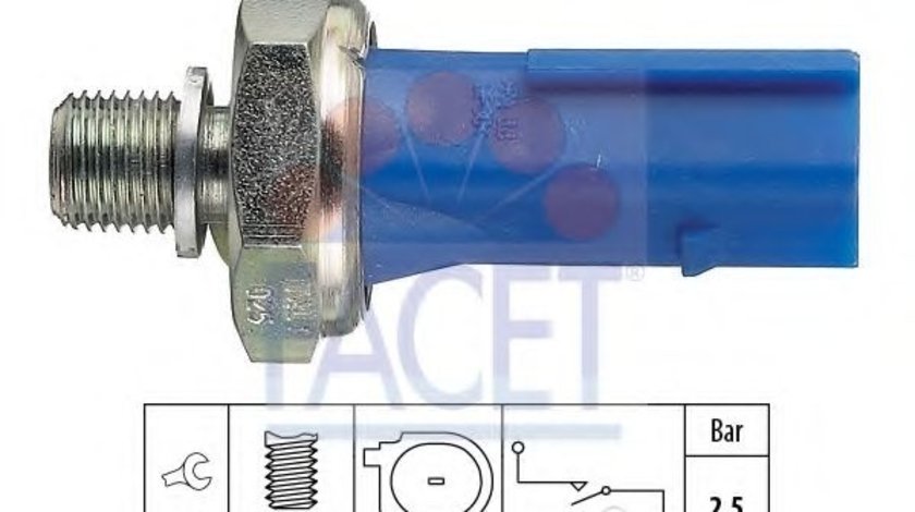 Senzor presiune ulei AUDI A5 Cabriolet (8F7) (2009 - 2016) FACET 7.0192 - produs NOU