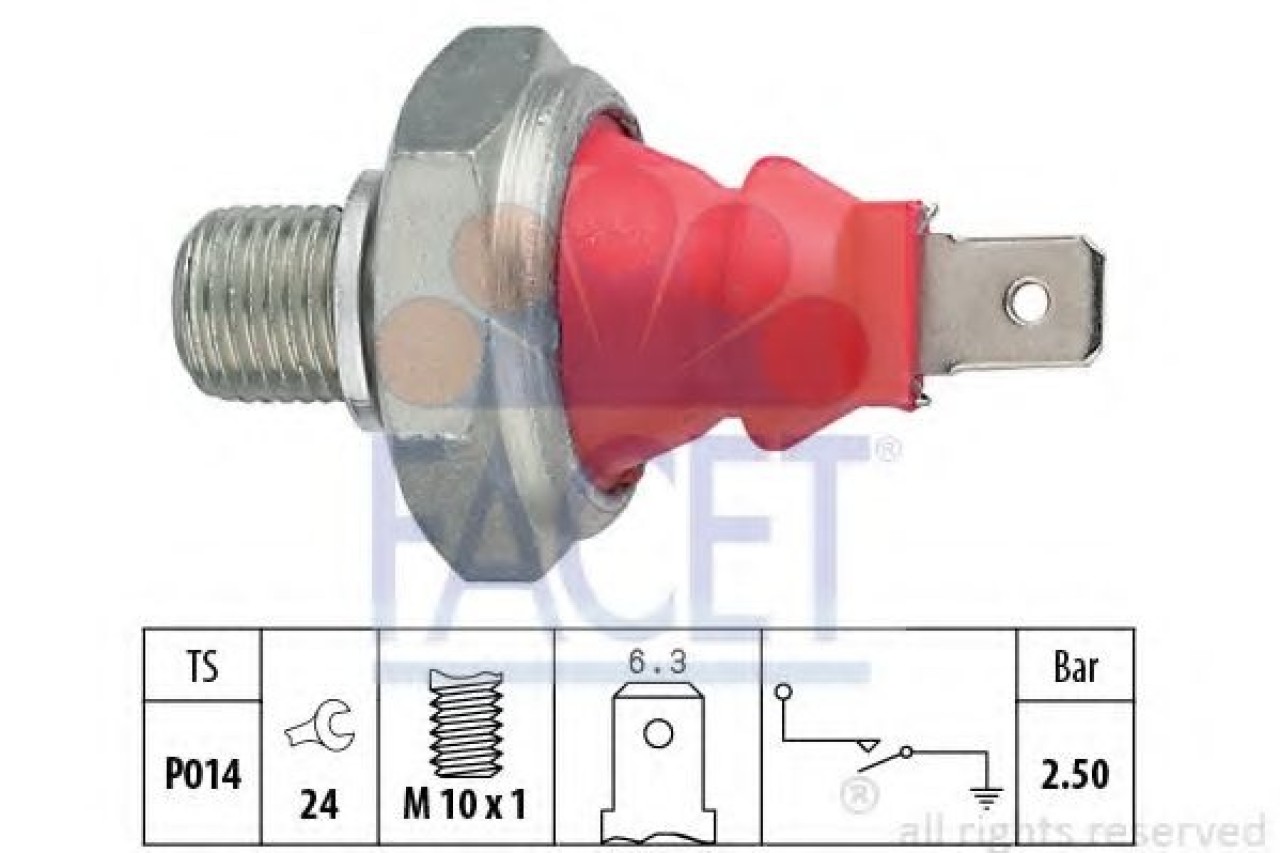 Senzor presiune ulei AUDI A8 (4D2, 4D8) (1994 - 2002) FACET 7.0111 piesa NOUA