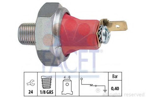 Senzor presiune ulei CHEVROLET SPARK (2000 - 2004) FACET 7.0173 piesa NOUA