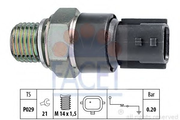 Senzor presiune ulei DACIA LOGAN (LS) (2004 - 2016) FACET 7.0189 piesa NOUA