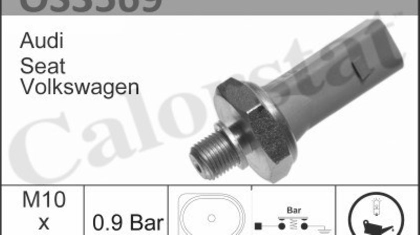 Senzor presiune ulei deasupra (OS3569 CALORSTAT by Vernet) AUDI,FORD,PORSCHE,SEAT,SKODA,VW