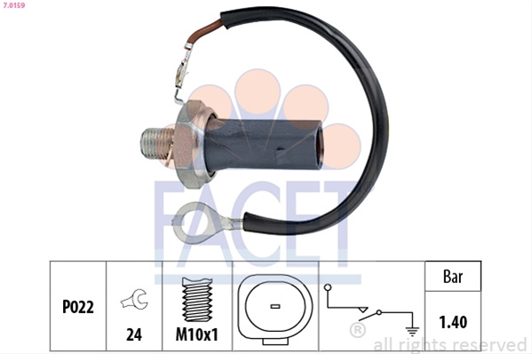 Senzor Presiune Ulei Facet Audi 7.0159