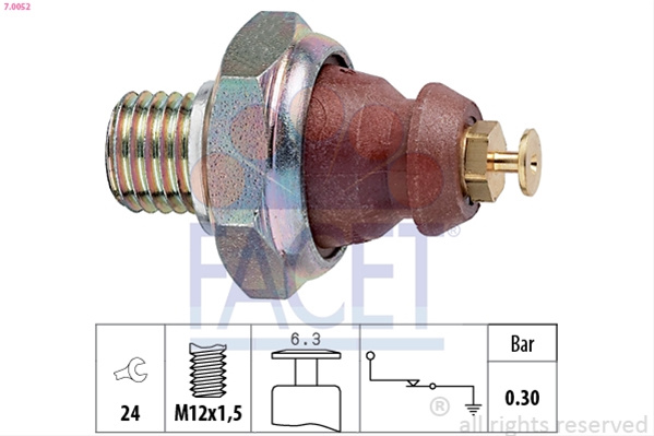 Senzor Presiune Ulei Facet Bmw 7.0052