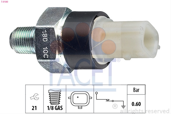 Senzor Presiune Ulei Facet Dacia 7.0180