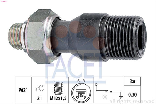 Senzor Presiune Ulei Facet Fiat 7.0103