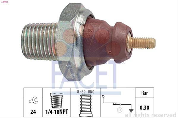 Senzor Presiune Ulei Facet Ford 7.0011