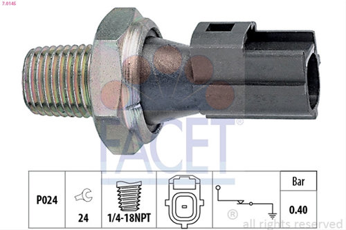 Senzor Presiune Ulei Facet Jaguar 7.0145