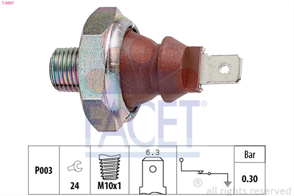 Senzor Presiune Ulei Facet Mercedes-Benz 7.0007
