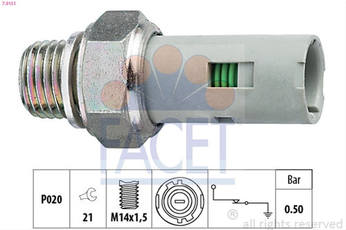 Senzor Presiune Ulei Facet Nissan 7.0151