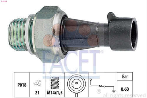 Senzor Presiune Ulei Facet Renault Trucks 7.0129