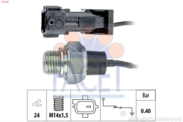 Senzor Presiune Ulei Facet Saab 7.0144