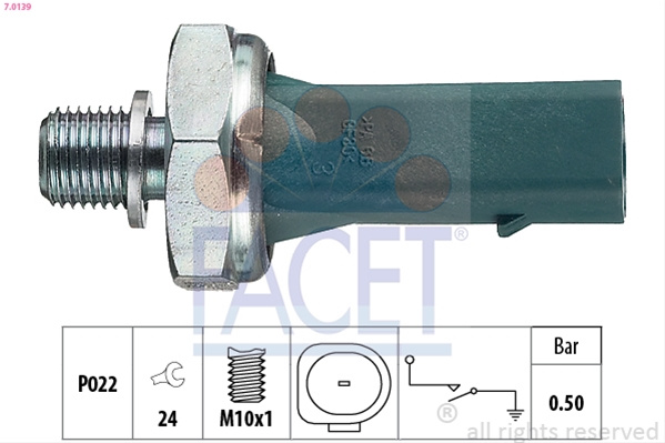 Senzor Presiune Ulei Facet Skoda 7.0139