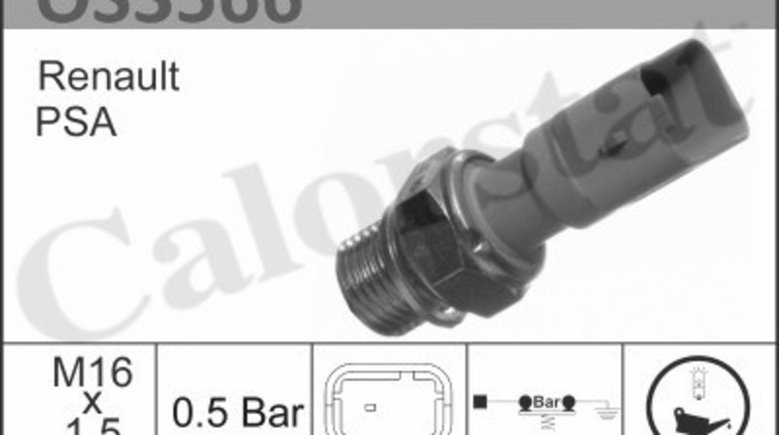 Senzor presiune ulei fata (OS3566 CALORSTAT by Vernet) Citroen,DS,FIAT,FORD,LANCIA,LAND ROVER,MAZDA,MINI,MITSUBISHI,NISSAN,OPEL,PEUGEOT,RENAULT,SUZUKI,TOYOTA,VAUXHALL,VOLVO