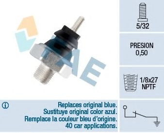 Senzor presiune ulei FORD TRANSIT caroserie (E) (1994 - 2000) FAE 12040 piesa NOUA