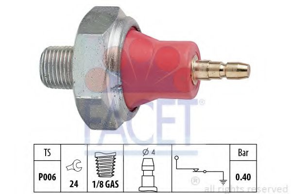 Senzor presiune ulei HONDA ACCORD VII (CL) (2003 - 2008) FACET 7.0015 piesa NOUA