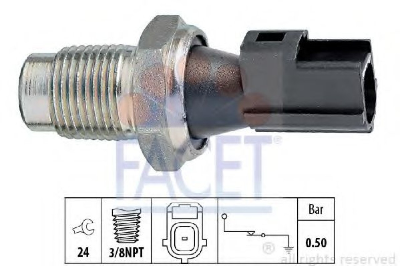 Senzor presiune ulei JAGUAR XF (CC9) (2008 - 2015) FACET 7.0148 piesa NOUA