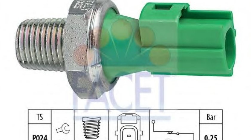 Senzor presiune ulei JAGUAR XJ (NNA, X35, J12, J24) (2009 - 2016) FACET 7.0146 piesa NOUA