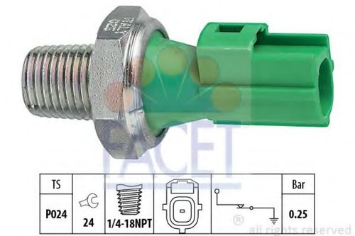 Senzor presiune ulei MAZDA 5 (CW) (2010 - 2016) FACET 7.0146 piesa NOUA