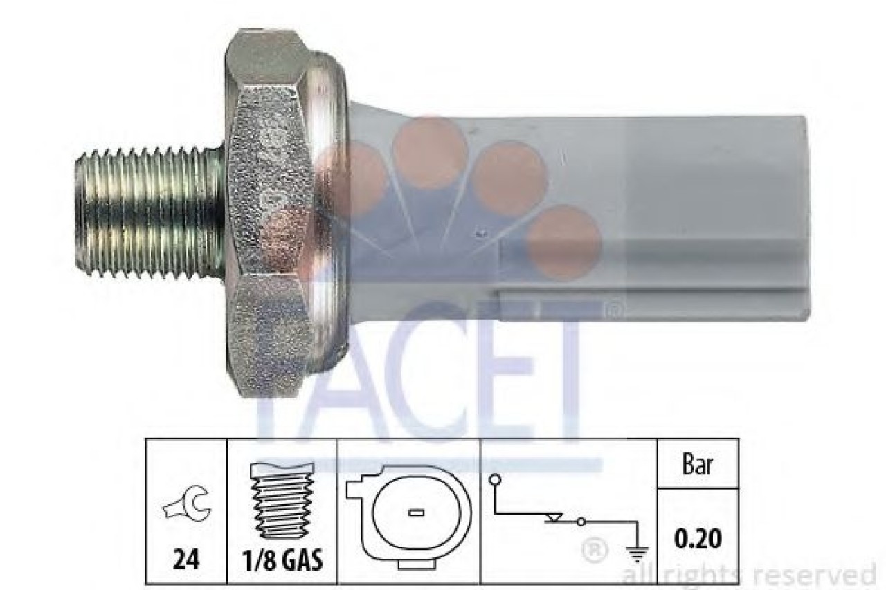Senzor presiune ulei MITSUBISHI ASX (GA_W) (2010 - 2016) FACET 7.0187 piesa NOUA