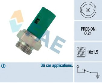 Senzor presiune ulei MITSUBISHI CARISMA (DA) (1995 - 2006) FAE 12490 piesa NOUA