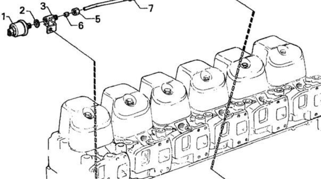 Senzor presiune ulei motor autobuz Scania 9,0TD AKUSAN 1488340