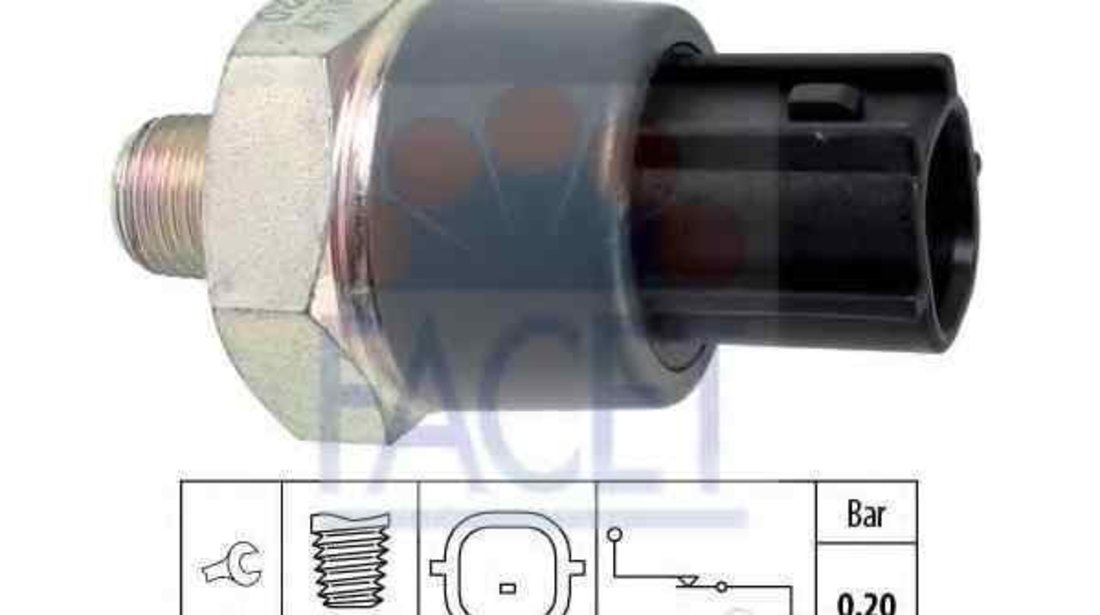 Senzor presiune ulei NISSAN QASHQAI / QASHQAI +2 (J10, JJ10) FACET 7.0166