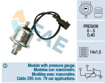 Senzor,presiune ulei OPEL FRONTERA A (5_MWL4) (1992 - 1998) FAE 14010 piesa NOUA