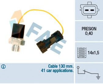 Senzor presiune ulei SAAB 9-3 Cabriolet (YS3D) (1998 - 2003) FAE 12650 piesa NOUA