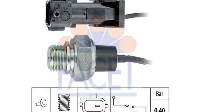 Senzor presiune ulei SAAB 9-3 Cabriolet (YS3D) (1998 - 2003) FACET 7.0144 piesa NOUA