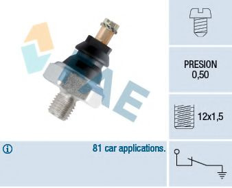 Senzor presiune ulei SSANGYONG KORANDO (KJ) (1996 - 2006) FAE 10200 piesa NOUA