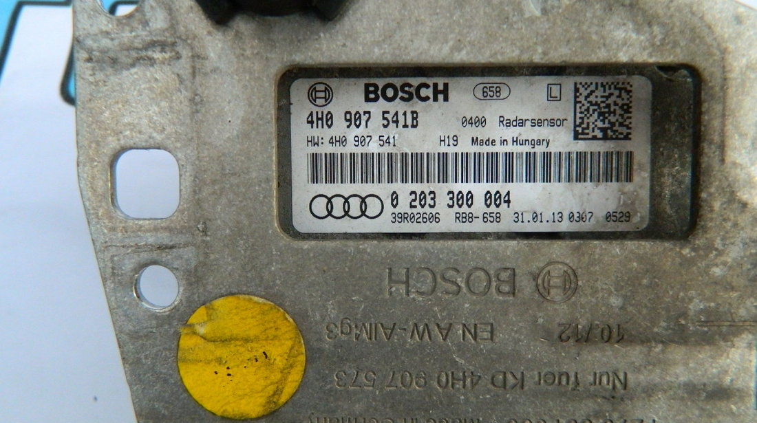 Senzor radar ACC distronic Audi A8 model 2012-2014 cod 4H0907541B