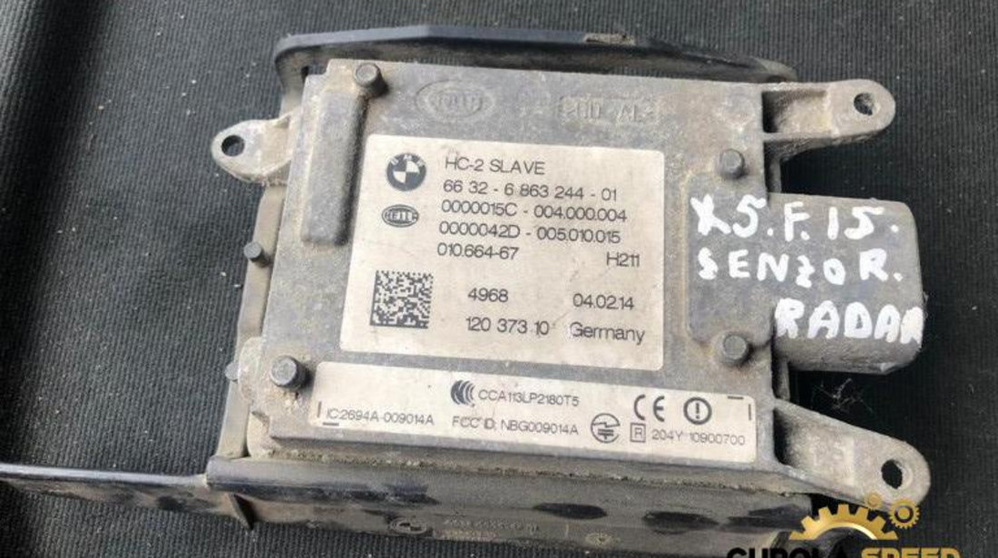Senzor radar bara spate BMW X5 (2012-2019) [F15] 6632 6863244