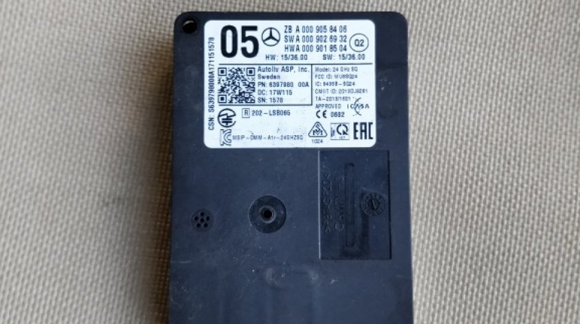 Senzor radar Mercedes W205 // W117 // 156 // W166 // W176 // W207 // W212 // W213 // W217 // W218