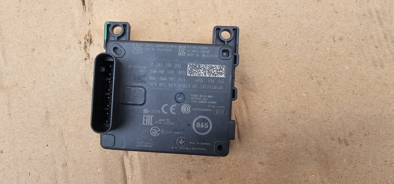 Senzor radar Vw Golf 8 / Skoda Octavia 4 2020 2021 2022 2023