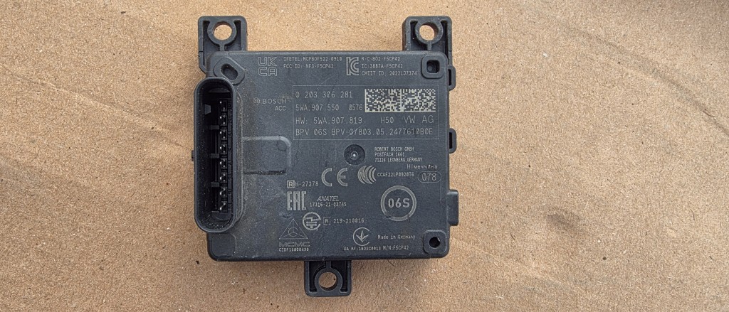 Senzor radar Vw Golf 8 / Skoda Octavia 4 2020 2021 2022 2023