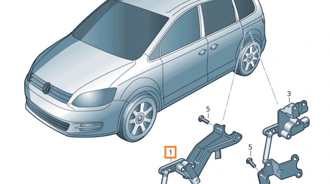 Senzor Reglaj Faruri Spate Stanga Oe Volkswagen Passat CC 2011-2016 3C0941309B