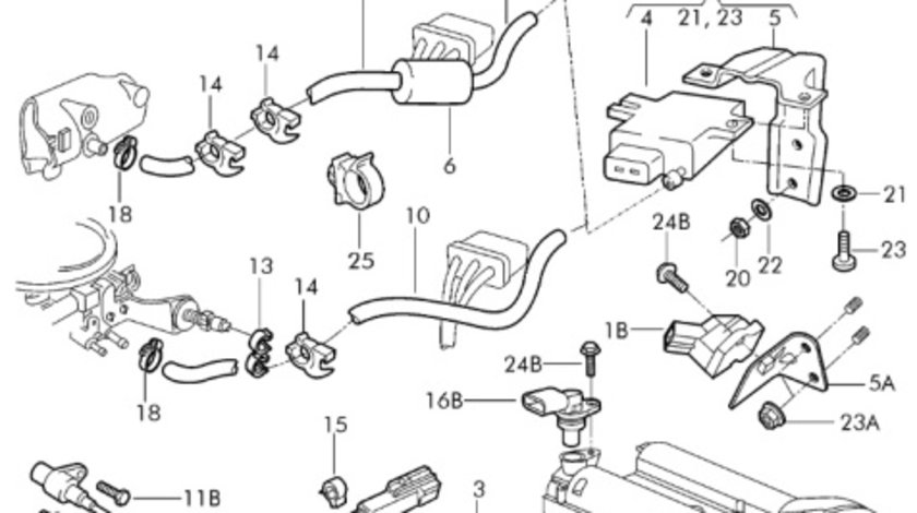 Senzor rotatie albore cotit 045906433A Volkswagen Passat B6 1.9 TDI OEM 045906433A