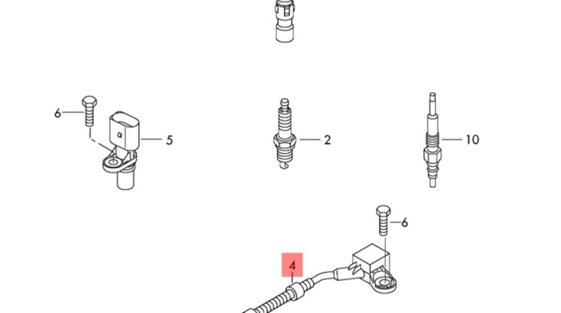 Senzor rotatie ax came Audi A4 B8 (8K) Avant 2011 2.0 TDI OEM 03L957147