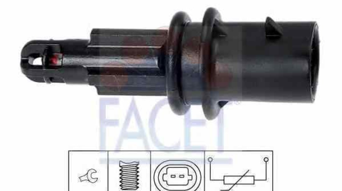 senzor temperatura aer admisie OPEL COMBO 71 Producator FACET 10.4033