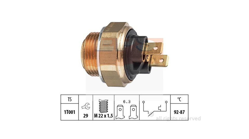 Senzor temperatura apa Lada 1200-1600 1970-1993 #2 0004318331