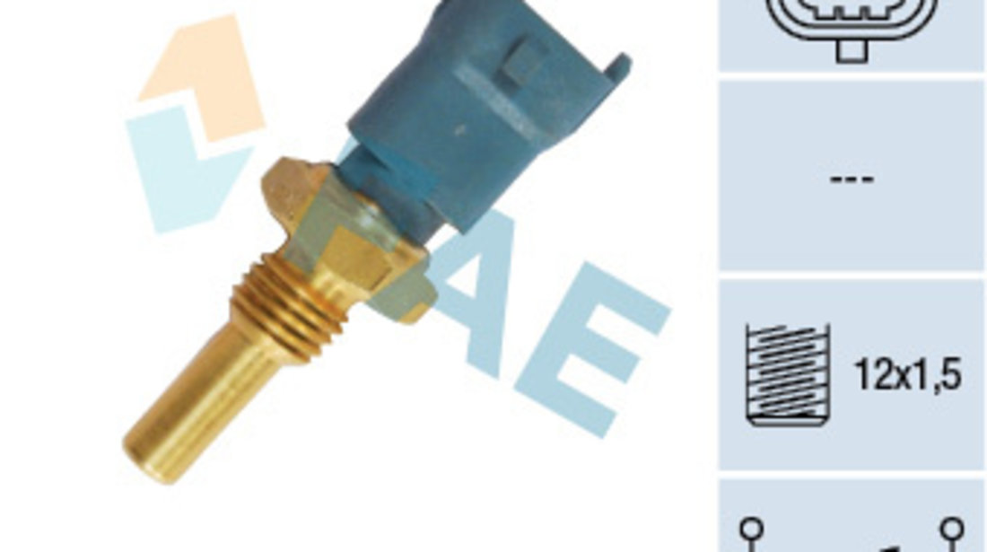 Senzor,temperatura combustibil (33490 FAE) ALFA ROMEO,CHEVROLET,FIAT,HONDA,IVECO,LANCIA,OPEL,RENAULT TRUCKS,SAAB,SUZUKI,UAZ,VAUXHALL,VOLVO