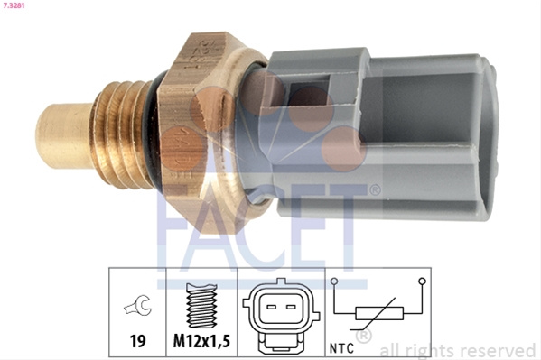Senzor,temperatura Combustibil Facet Ford 7.3281
