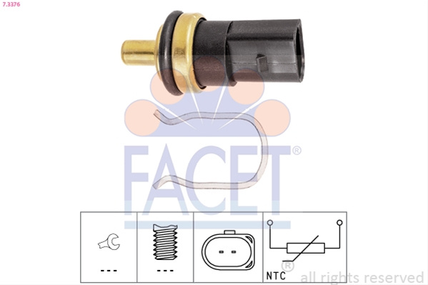 Senzor,temperatura Combustibil; Senzor,temperatura Lichid De Racire Facet Vw 7.3376