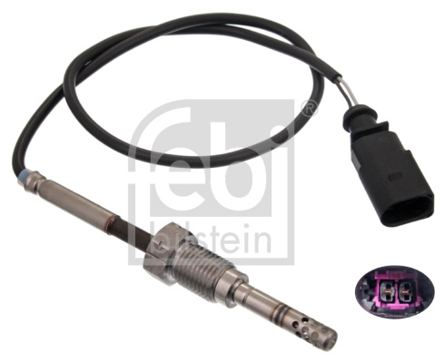Senzor, temperatura gaze evacuare (49264 FEBI BILSTEIN) VW