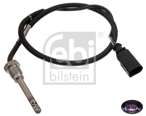 Senzor, temperatura gaze evacuare (49266 FEBI BILSTEIN) AUDI