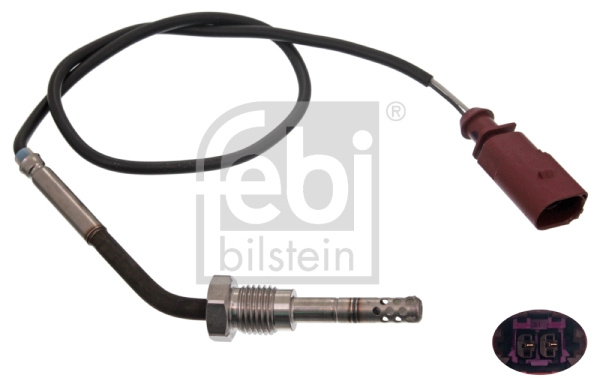 Senzor, temperatura gaze evacuare (49269 FEBI BILSTEIN) VW