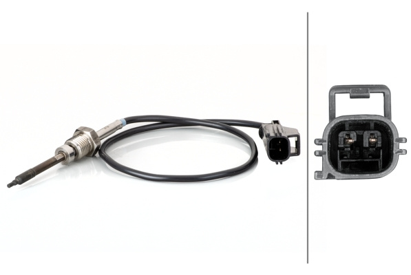 Senzor, temperatura gaze evacuare (6PT014494451 HELLA) VOLVO